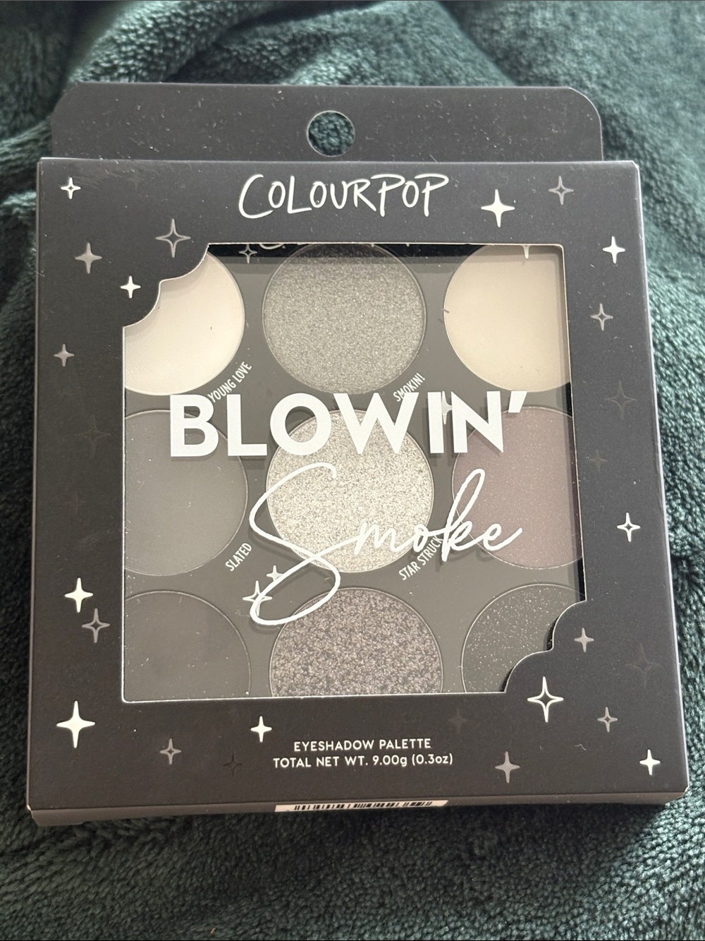 ColourPop Blowin' Smoke Eyeshadow Palette - Gray, Silver, Charcoal